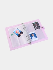 Альбом для карточек к-поп, биндер для карт kpop, на кнопке