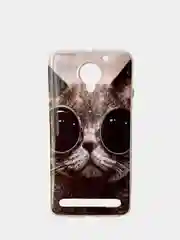 Бежевый чехол силиконовый Lenovo K6 Note Vibe C2