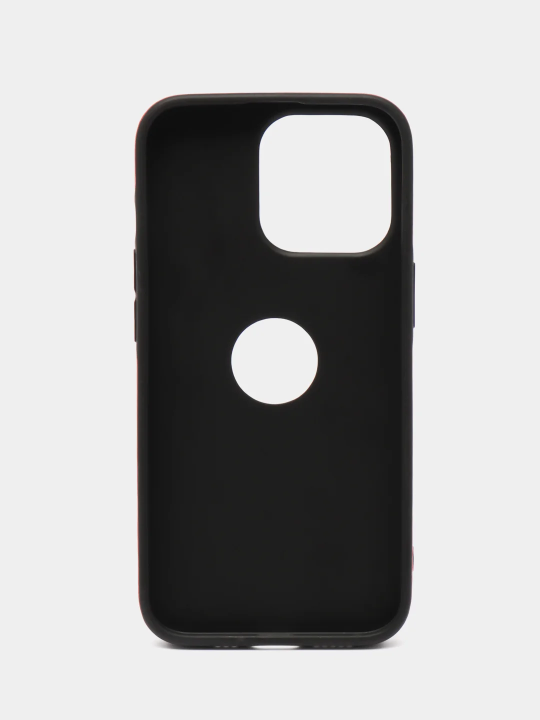 Красный чехол для iPhone 14 / 11 / 12 / 13 Pro Max Plus кожаный на айфон про макс
