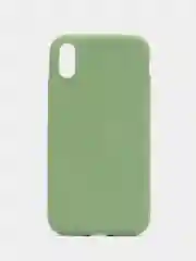 Лесной зеленый чехол силиконовый для iPhone X / XS