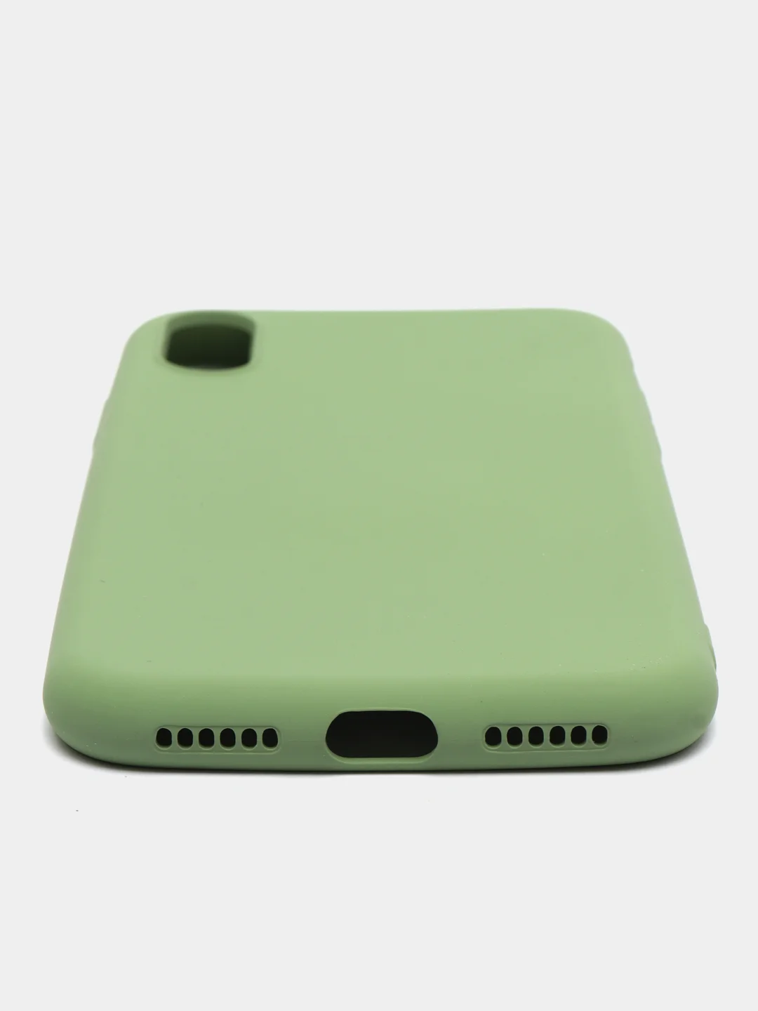 Лесной зеленый чехол силиконовый для iPhone X / XS