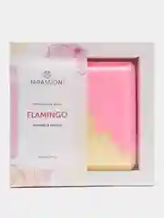 Бомбочка для ванны квадрат "Фламинго" Mipassion, ветивер и мускат