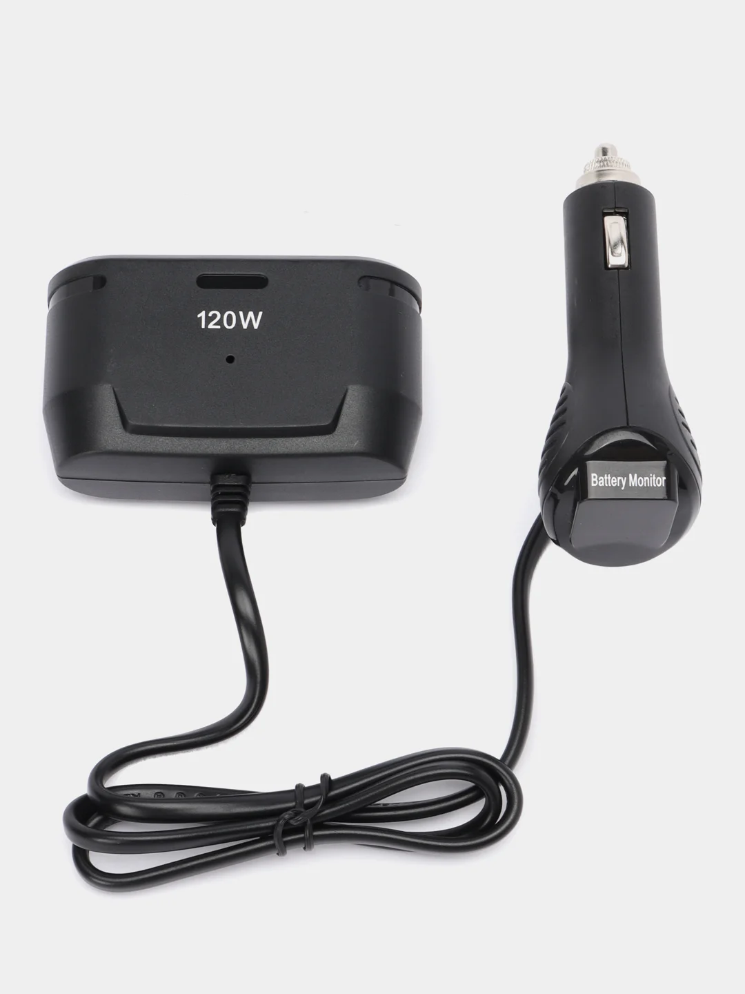 Автомобильный разветвитель Olesson 1675 USB-2, в прикуриватель, с вольтметром 120W