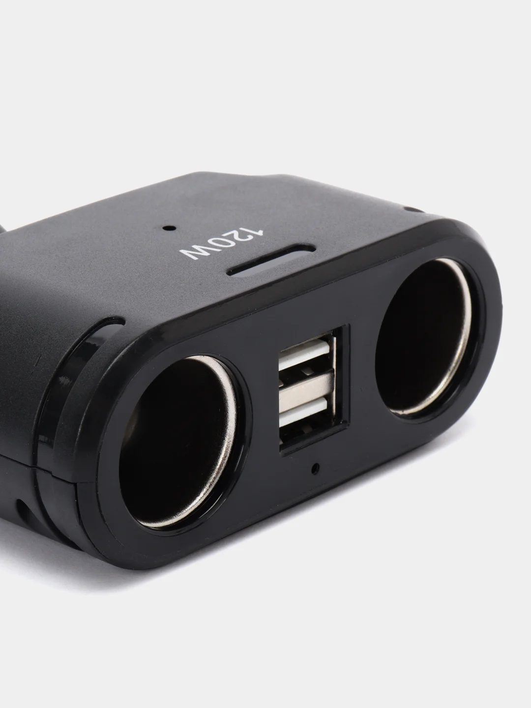 Автомобильный разветвитель Olesson 1675 USB-2, в прикуриватель, с вольтметром 120W