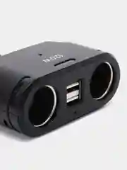 Автомобильный разветвитель Olesson 1675 USB-2, в прикуриватель, с вольтметром 120W