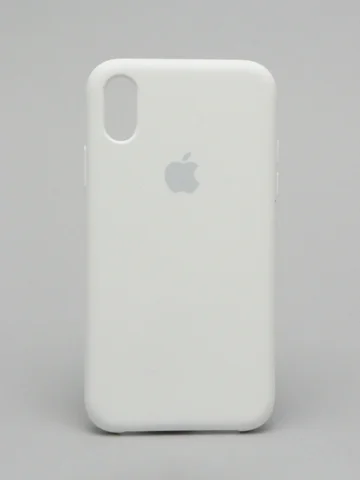 Желтый чехол Silicone Case для iPhone XR, с открытым низом