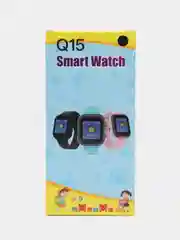 Розовый умные смарт-часы для детей Q15, с GPS