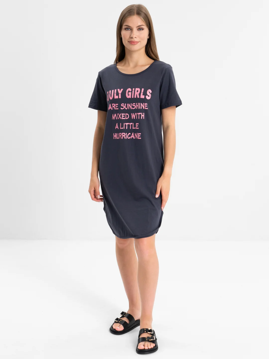 Туника July Girls КТ1334П4, серый, KLERY