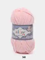 Бежевый пряжа плюшевая Alize Velluto, 100% микрополиэстер, 100 г, 68 м
