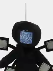Черный игрушка мягкая "Скибиди туалет" Skibidi