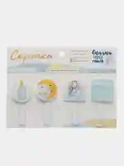 Скрепки декоративные для рукоделия, 4 штуки