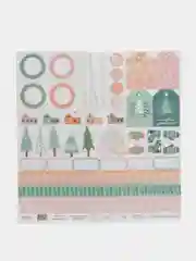 Голубой бумага для скрапбукинга в наборе, 30x30 см