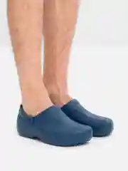 Синий сабо мужские
