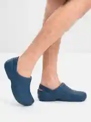 Синий сабо мужские
