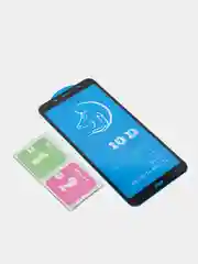 Черный защитное стекло STiX 10D Xiaomi Redmi 7A/7A PRO олеофобное, с рамкой, черное, в упаковке