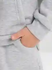 Серый костюм утепленный, для детей