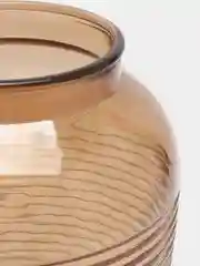 Карамельный ваза стеклянная