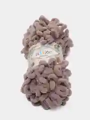 Коралловый меланж пряжа Alize Puffy