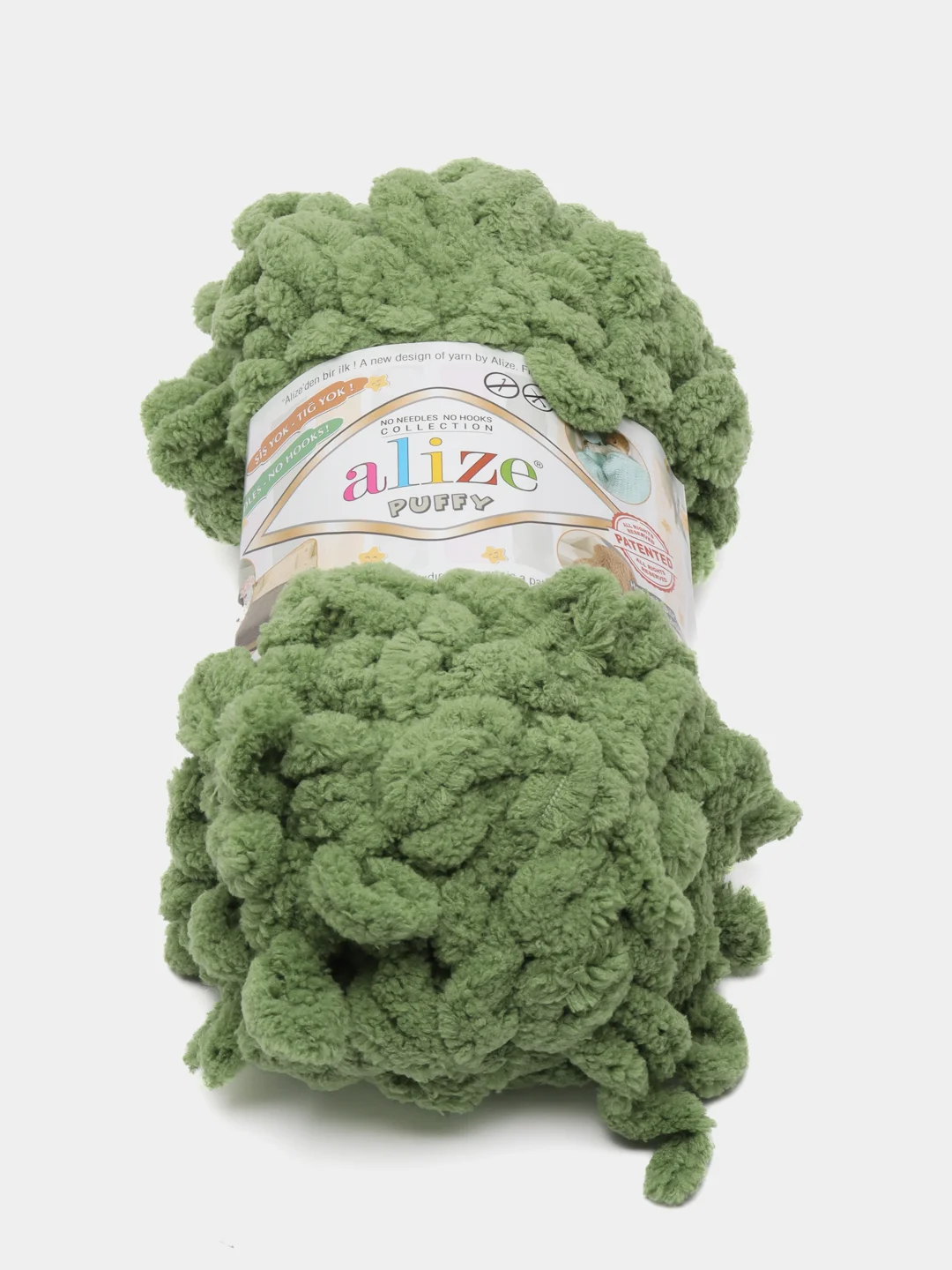 Голубой пряжа Alize Puffy
