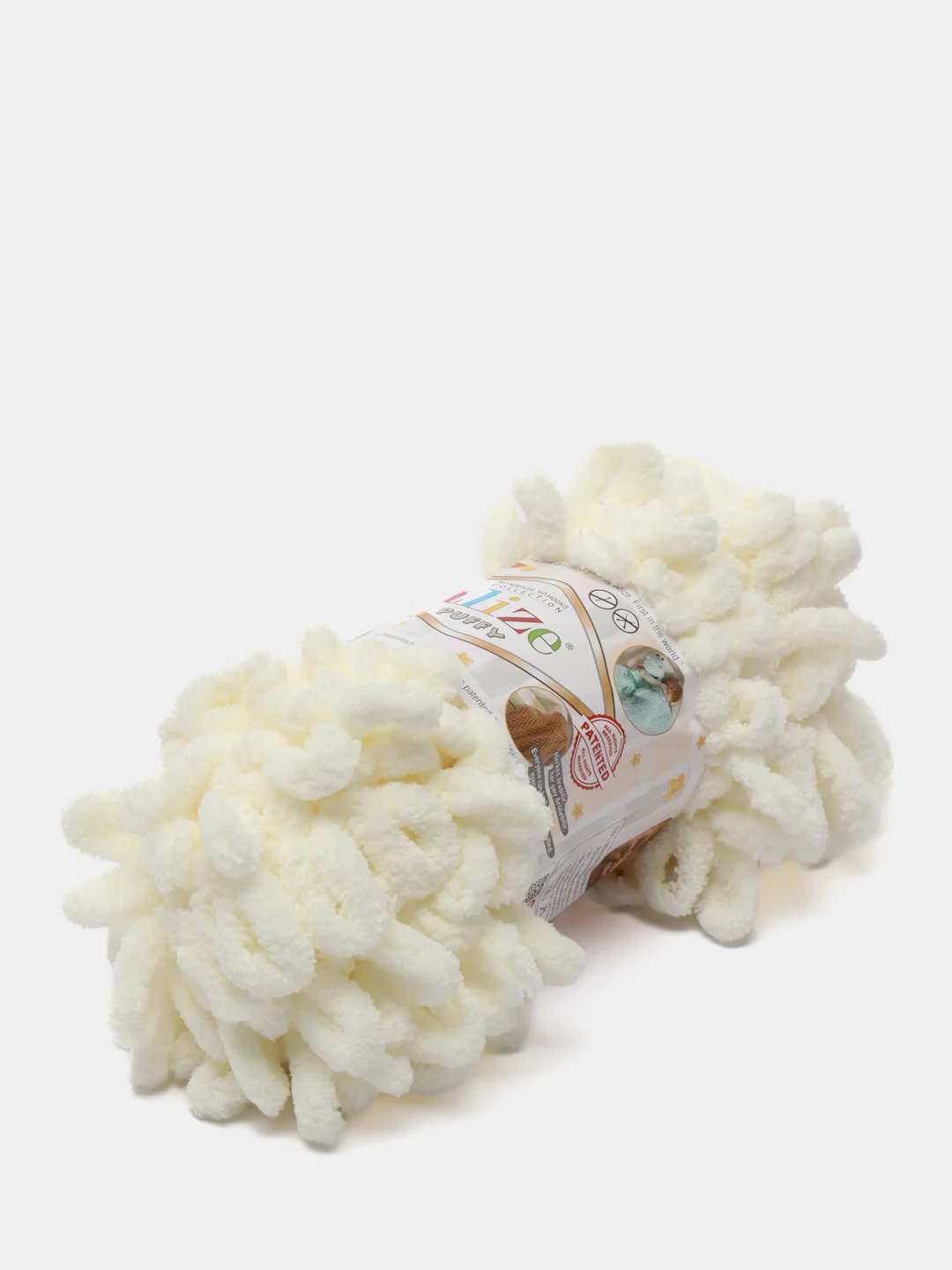 Коралловый меланж пряжа Alize Puffy