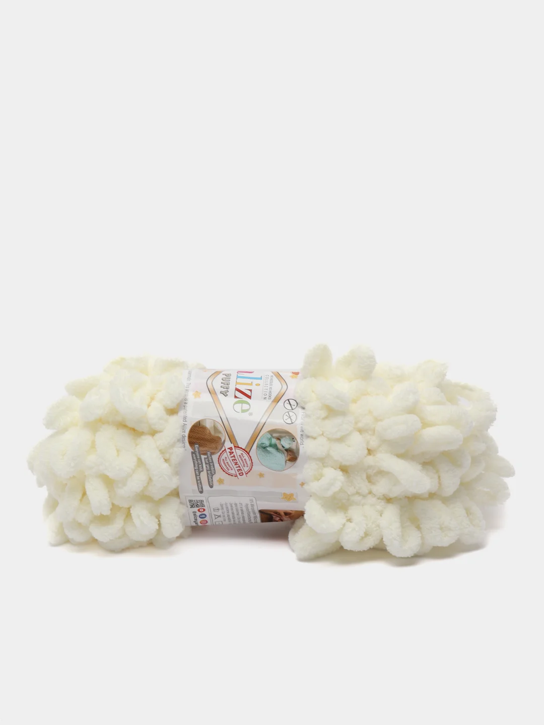 Коралловый меланж пряжа Alize Puffy