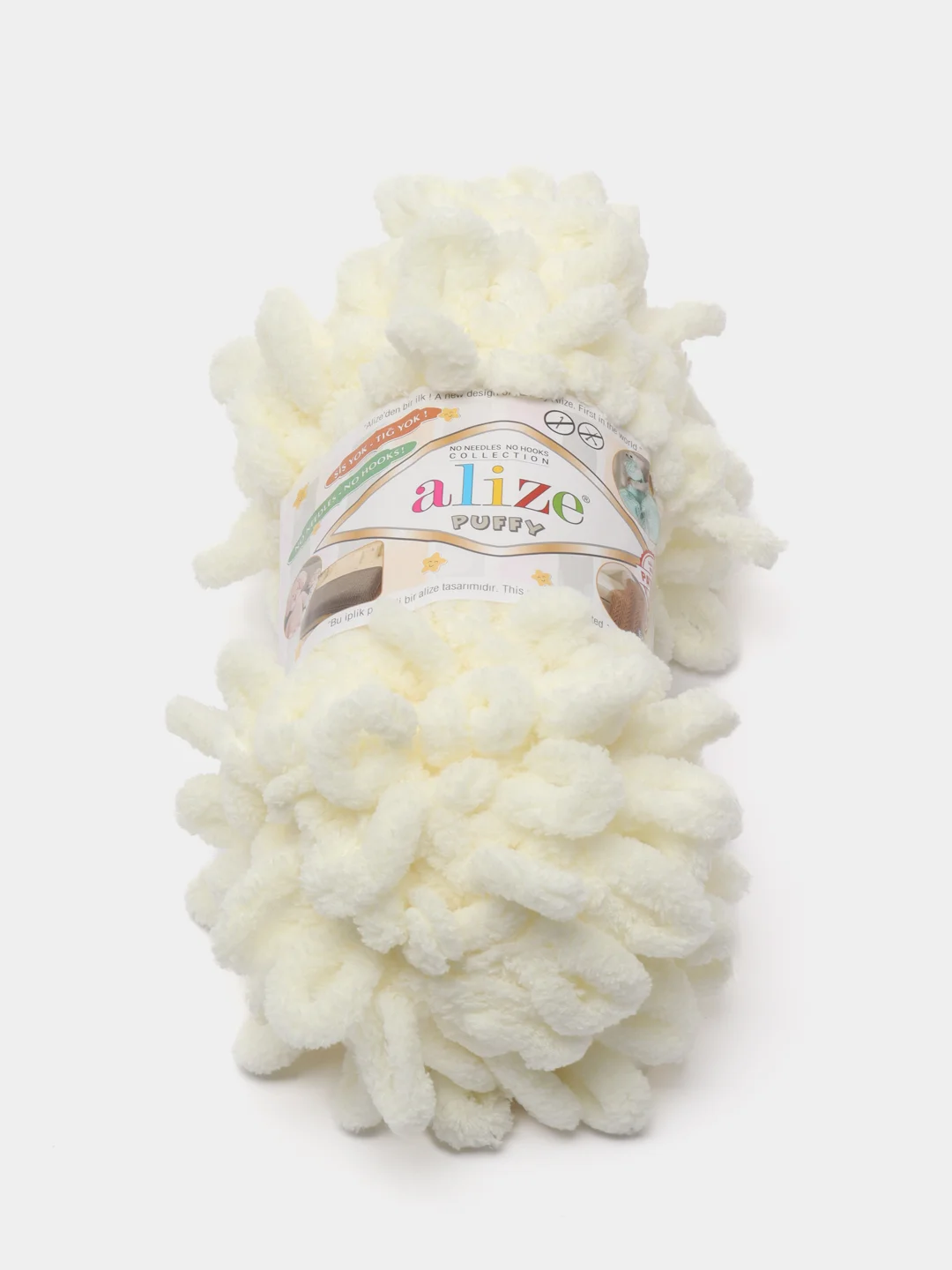 Коралловый меланж пряжа Alize Puffy