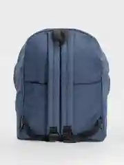 Темно-синий городской холщовый рюкзак портфель мужской женский детский для школьников