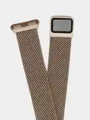 Золотой металлический ремешок, миланская петля, для Huawei Band 8, Huawei Band 9