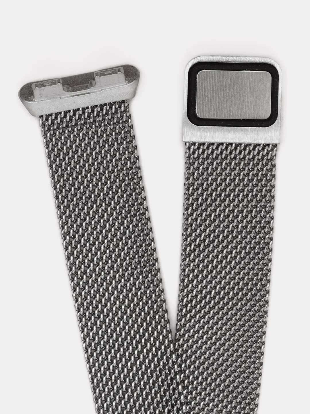 Серебряный металлический ремешок, миланская петля, для Huawei Band 8, Huawei Band 9