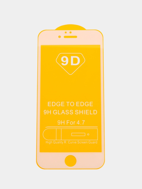 Защитное стекло iphone 6 белое