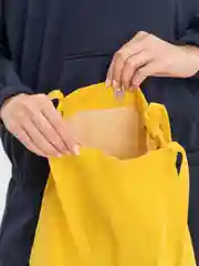 Желтый сумка шоппер вельветовая