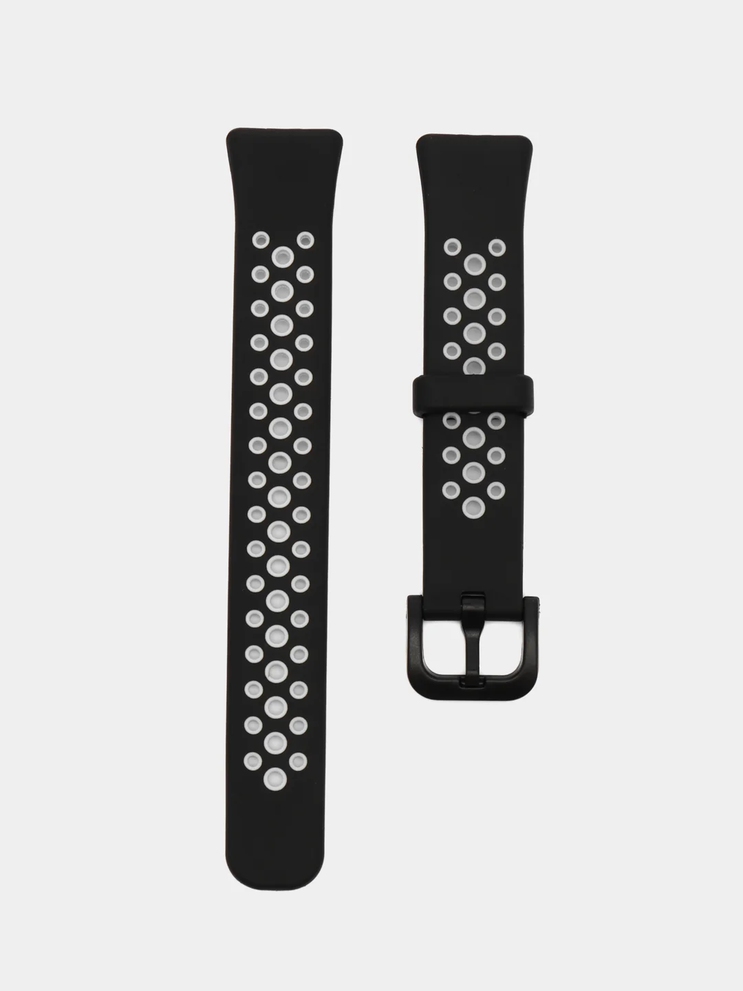 Черный двухцветный ремешок для Huawei Band 8, Huawei Band 9 силиконовый