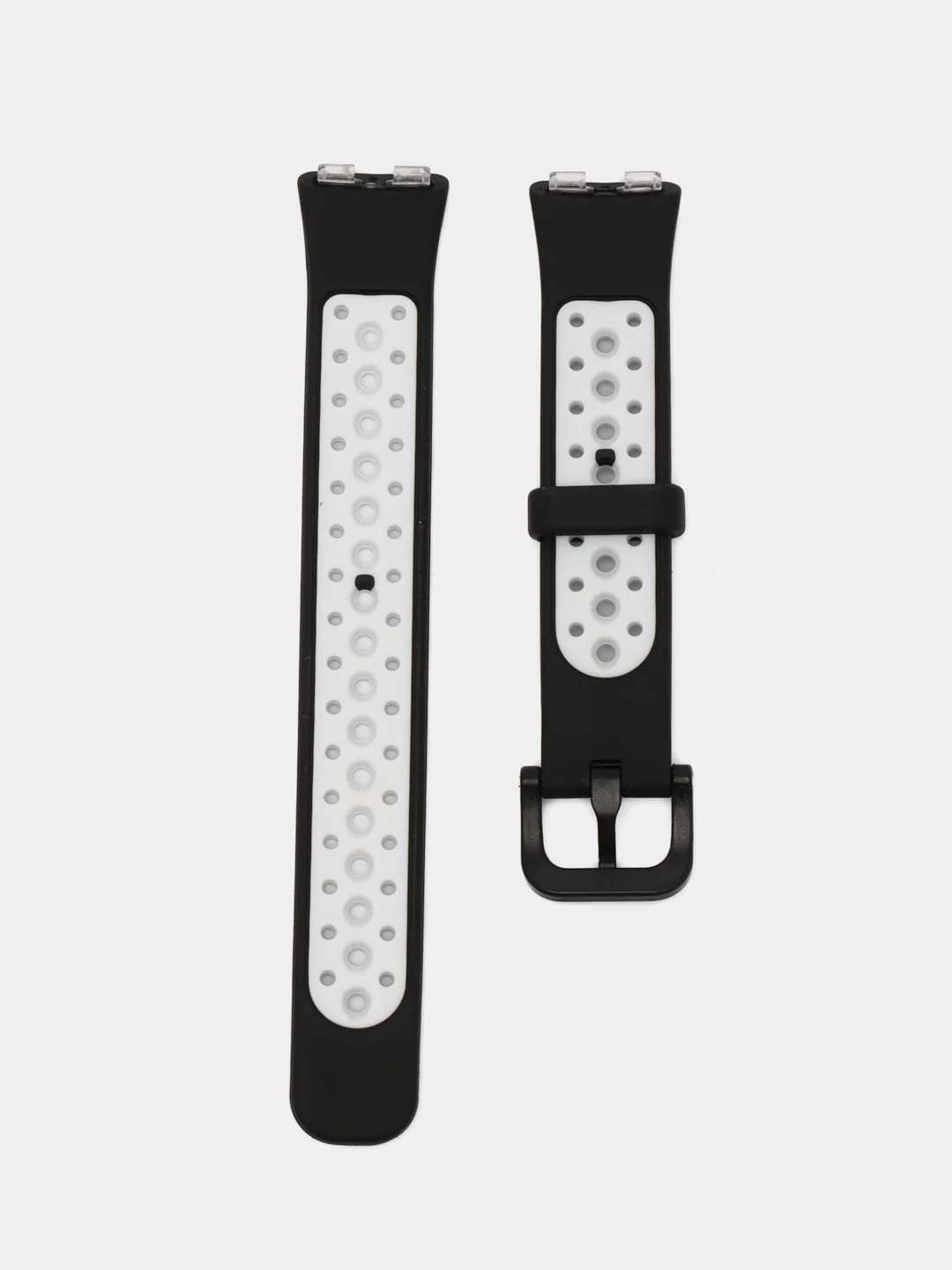 Черный двухцветный ремешок для Huawei Band 8, Huawei Band 9 силиконовый