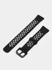 Черный двухцветный ремешок для Huawei Band 8, Huawei Band 9 силиконовый