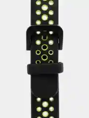Желтый двухцветный ремешок для Huawei Band 8, Huawei Band 9 силиконовый