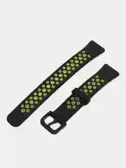 Желтый двухцветный ремешок для Huawei Band 8, Huawei Band 9 силиконовый