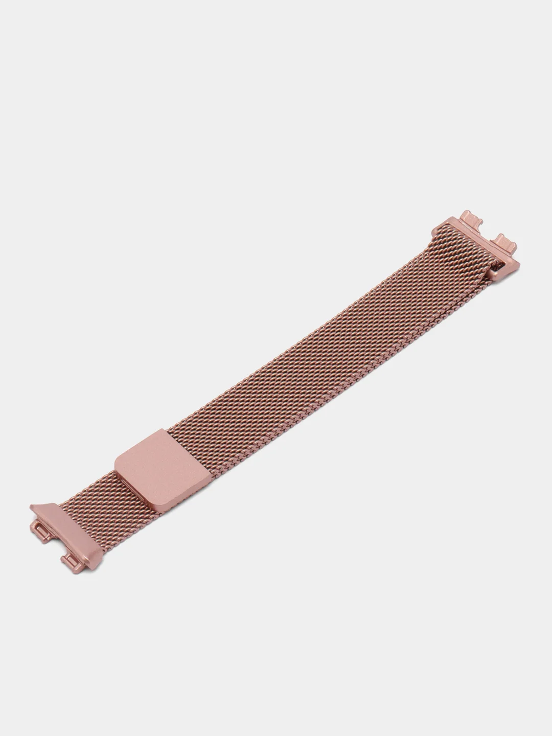 Розовый металлический ремешок, миланская петля, для Huawei Band 8, Huawei Band 9