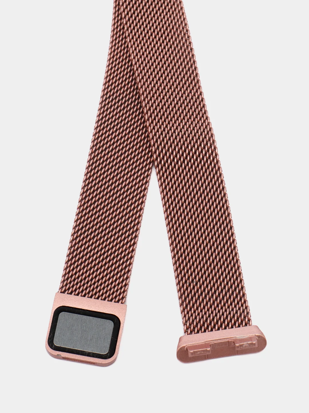 Розовый металлический ремешок, миланская петля, для Huawei Band 8, Huawei Band 9