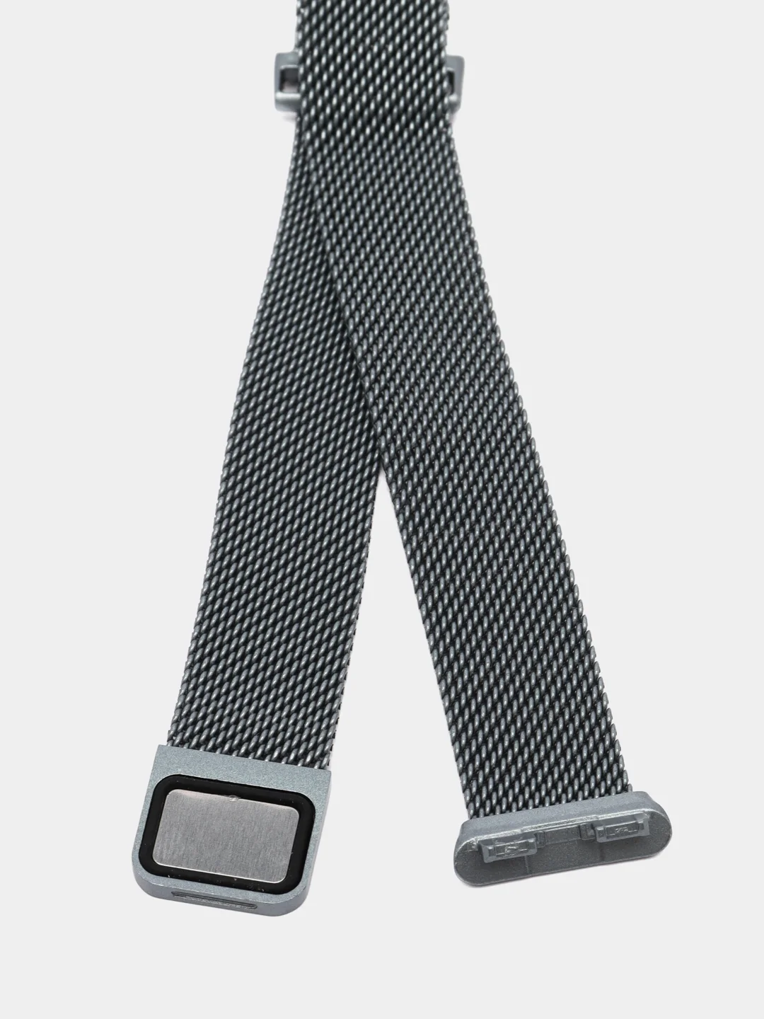 Тёмно-серый металлический ремешок, миланская петля, для Huawei Band 8, Huawei Band 9