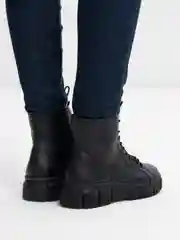 Черный ботинки зимние женские Rieker