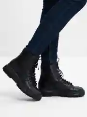 Черный ботинки зимние женские Rieker