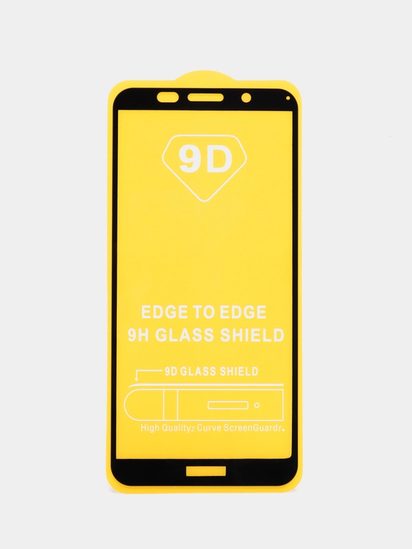 Защитное стекло 3D Xiaomi Redmi 6A черный тех упаковка