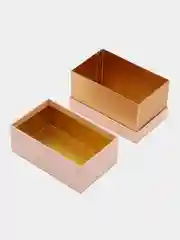 Розовый подарочная коробка с лентой