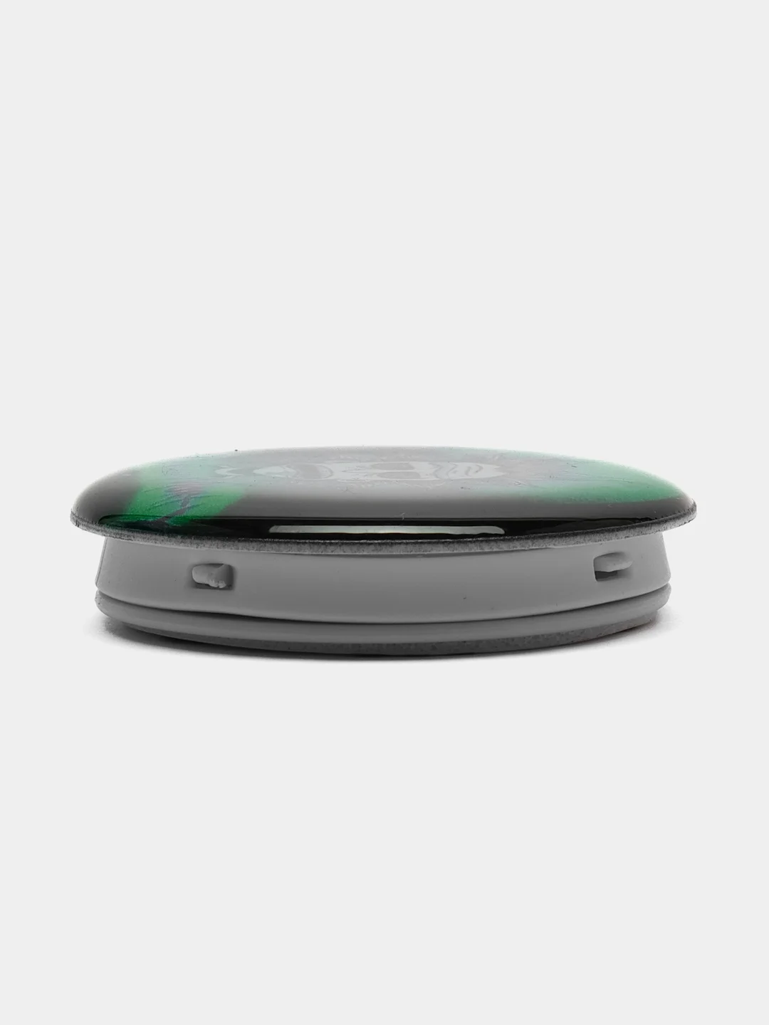 Тёмно-зелёный держатель для телефона PopSocket (попсокет), с рисунками