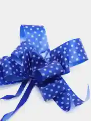 Серебряный бант-бабочка, набор из 2 штук, ширина 1,8 см, диаметр 8 см, 3 цвета на выбор