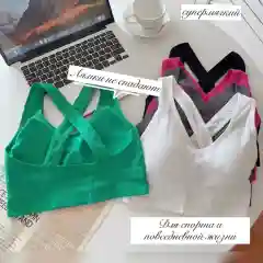 Черный топ женский базовый, со съемными чашечками