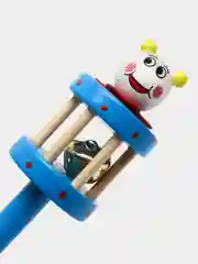 Синий погремушка деревянная