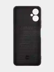 Черный чехол для Tecno Camon 19 Neo, противоударный, КАРТОФАН, пластиковый, с магнитом и кольцом