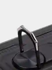 Черный чехол для Tecno Camon 19 Neo, противоударный, КАРТОФАН, пластиковый, с магнитом и кольцом