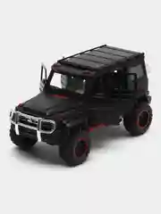 Черный металлическая машинка Mercedes-Benz Гелендваген с имитацией дыма, выхлопа